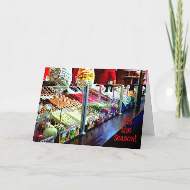 Cartes Pour Fêtes Annuelles 'Tis the Season Card with Christmas Candy (Devant)