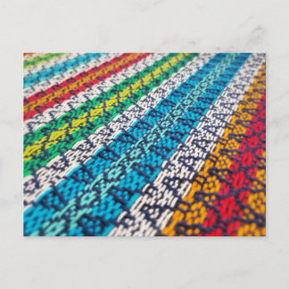 Cartes Pour Fêtes Annuelles Tissu Tissé Multicolore