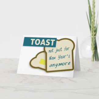 Cartes Pour Fêtes Annuelles Toast : Pas seulement pour le Nouvel An.