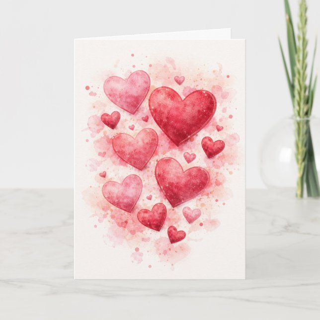 Cartes Pour Fêtes Annuelles Today and Always Love Valentine's Day (Devant)
