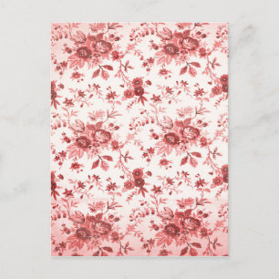 Cartes Pour Fêtes Annuelles Toile de Christmas Red Shabby