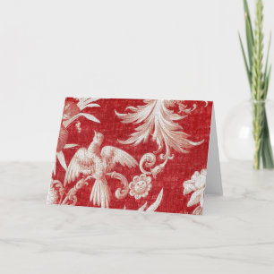 Cartes Pour Fêtes Annuelles Toile rouge de Noël