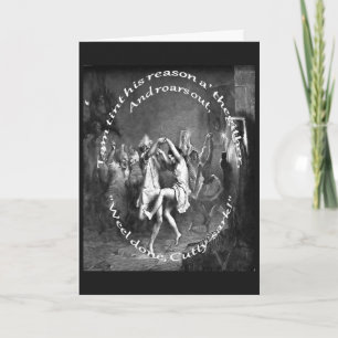 Cartes Pour Fêtes Annuelles Tom a perdu toute raison La nuit de Burns grise