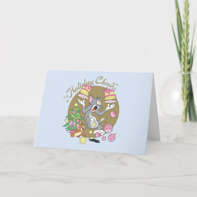 Cartes Pour Fêtes Annuelles Tom et Jerry Holiday Cheer (Devant)