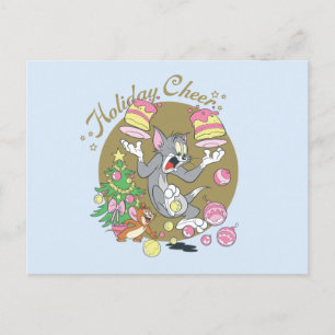 Cartes Pour Fêtes Annuelles Tom et Jerry : joie des fêtes