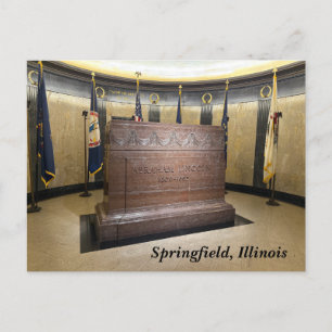 Cartes Pour Fêtes Annuelles Tombe Lincoln à Springfield Illinois