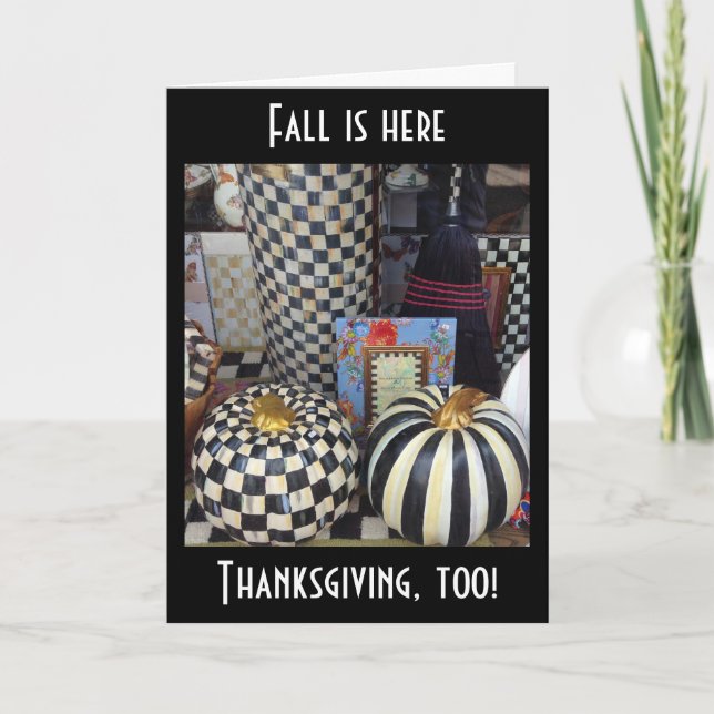 CARTES POUR FÊTES ANNUELLES TOMBER/THANKSGIVING=SOUHAITS POUR VOUS (Devant)
