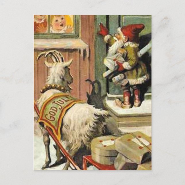 Cartes Pour Fêtes Annuelles Tomte Nisse, aka père noël (Devant)