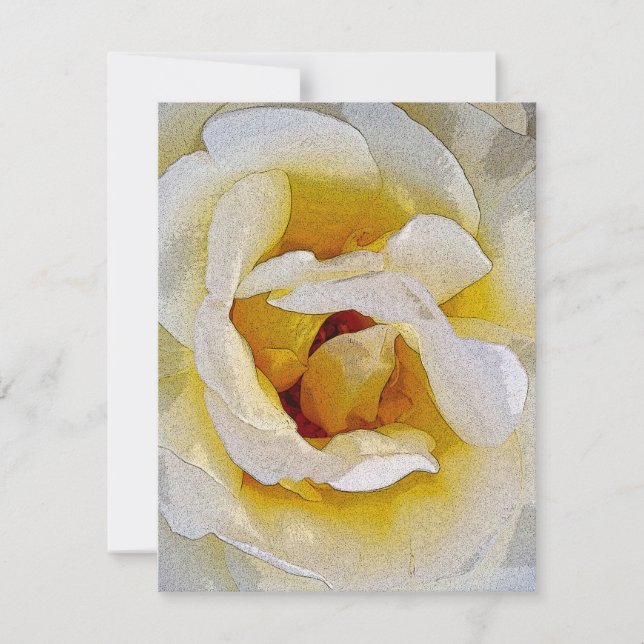 Cartes Pour Fêtes Annuelles tons blanc à jaune (Devant)