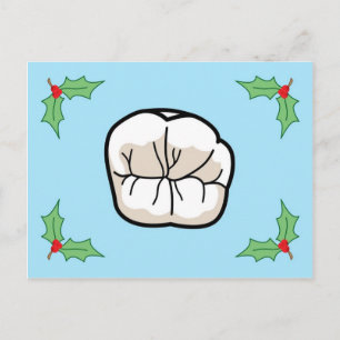 Cartes Pour Fêtes Annuelles Tooth Holiday Card