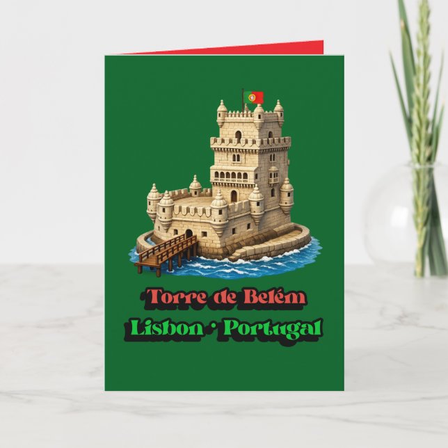 Cartes Pour Fêtes Annuelles Torre De Belem (Devant)