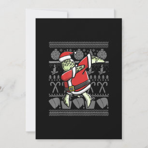 Cartes Pour Fêtes Annuelles Tortue mignonne qui fait le dab, Noël dégueu Hallo