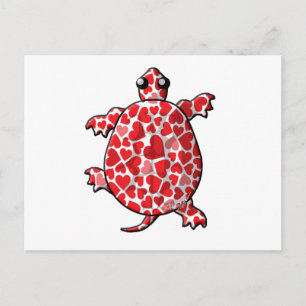Cartes Pour Fêtes Annuelles Tortues Valentine