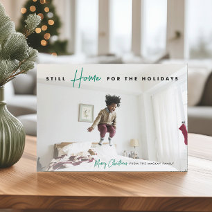 Cartes Pour Fêtes Annuelles Toujours à la maison Funny Joyeux Noël Photo