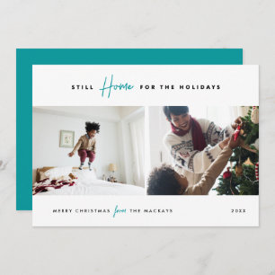 Cartes Pour Fêtes Annuelles Toujours à la maison pour les vacances   Funny 2 P