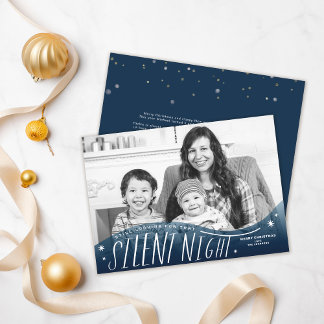 Cartes Pour Fêtes Annuelles Toujours à la recherche d'une photo de famille sil