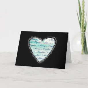 Cartes Pour Fêtes Annuelles Toujours Ensemble Valentine Romance Love Card