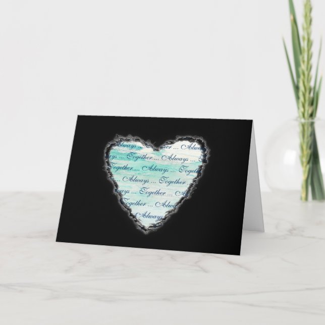 Cartes Pour Fêtes Annuelles Toujours Ensemble Valentine Romance Love Card (Devant)