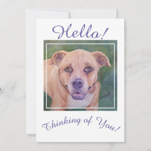 Cartes Pour Fêtes Annuelles Toujours penser à vous Golden Dog