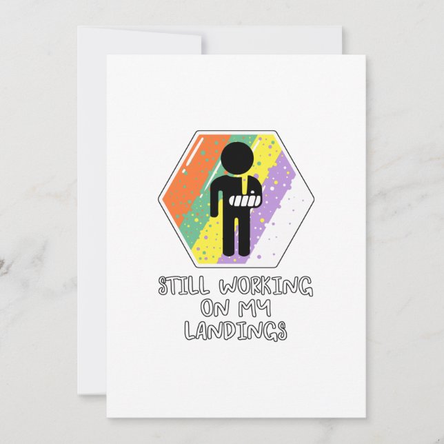 Cartes Pour Fêtes Annuelles Toujours Travailler Sur Les Débarquements (Devant)