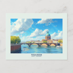 Cartes Pour Fêtes Annuelles Toulouse - Vue en Bord de Garonne