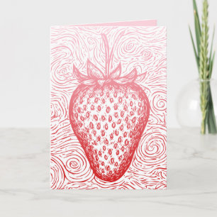 Cartes Pour Fêtes Annuelles tours de fraise