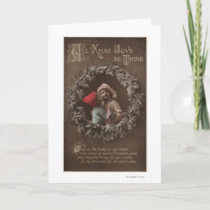 Cartes Pour Fêtes Annuelles Tous les Joys XMAS Soyez ThinePetits Enfants Baise