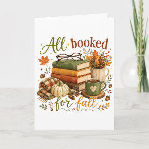 Cartes Pour Fêtes Annuelles Tous réservés pour les livres d'automne Coffee Coz