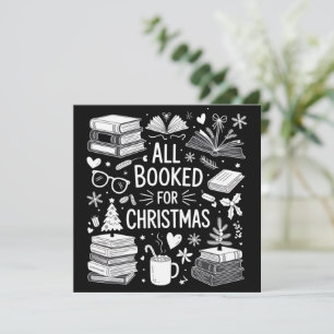 Cartes Pour Fêtes Annuelles Tous réservés pour Noël Amateur de livres Cadeaux 