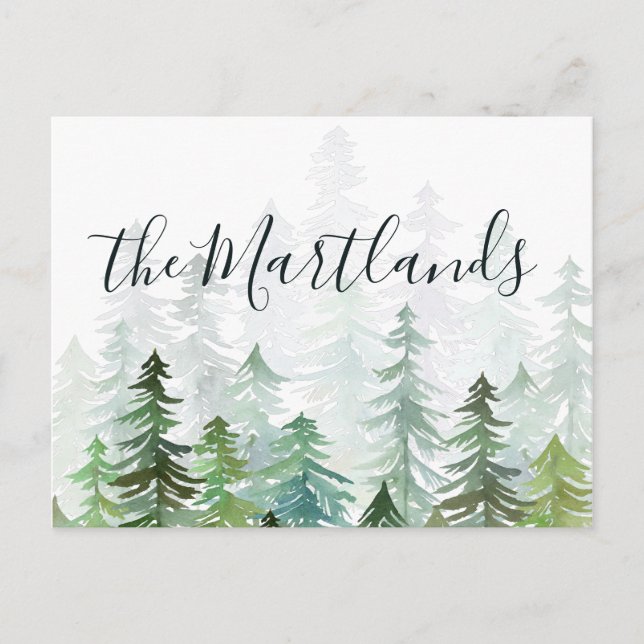 CARTES POUR FÊTES ANNUELLES TOUT À PROPOS DU NOM (Devant)