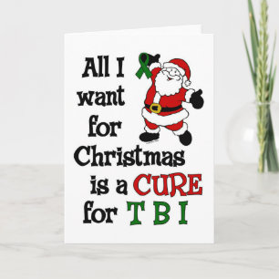 Cartes Pour Fêtes Annuelles Tout ce que je veux pour Noël/Santa...TBI