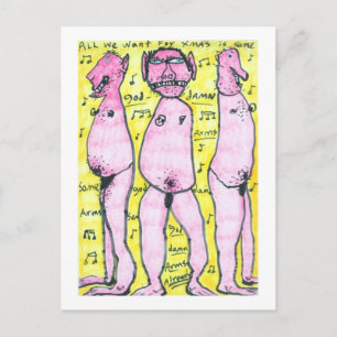 Cartes Pour Fêtes Annuelles Tout ce que nous voulons pour Noël