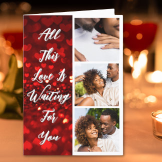 Cartes Pour Fêtes Annuelles Tout cet amour vous attend pour la Saint Valentin
