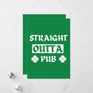 Cartes Pour Fêtes Annuelles Tout droit sorti de la Saint-Patrick au pub