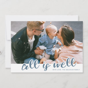Cartes Pour Fêtes Annuelles Tout est bien Noël/Carte photo de vacances