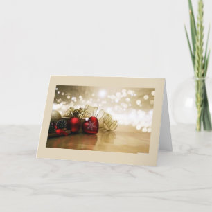 CARTES POUR FÊTES ANNUELLES TOUT EST CALME/BRIGHT MISTLETOE "CE SOIR"