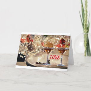 CARTES POUR FÊTES ANNUELLES TOUT EST CALME/BRIGHT MISTLETOE "CE SOIR"