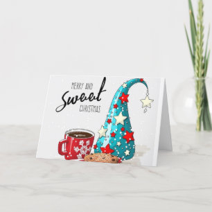 CARTES POUR FÊTES ANNUELLES TOUT EST CALME/LUMINEUX / COUPE DE DOUCEUR EST DRO