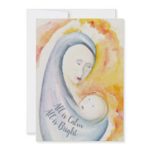 Tout est calme, Tout est lumineux, Vierge et Enfan