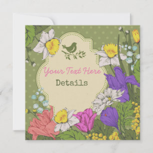 Cartes Pour Fêtes Annuelles Tout événement Floral