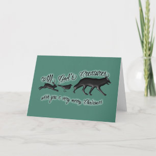 Cartes Pour Fêtes Annuelles Toutes les créatures grandes et petites…