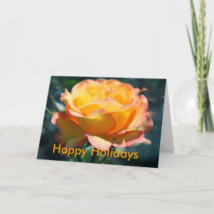 Cartes Pour Fêtes Annuelles Toutes les fois rose jaune, ajoutez votre photo, t