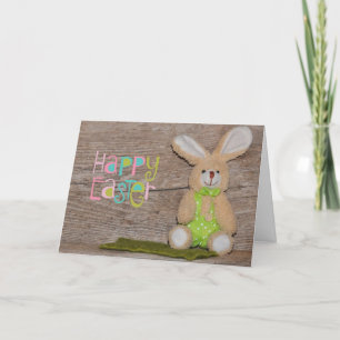 Cartes Pour Fêtes Annuelles Toy Bunny Pâques