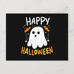 Cartes Pour Fêtes Annuelles Tracer Ou Traiter Le Fantôme D'Halloween
