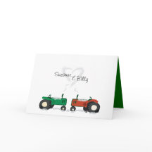 Tractor Valentine Card