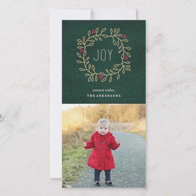 Cartes Pour Fêtes Annuelles Tradition joyeuse (Devant)