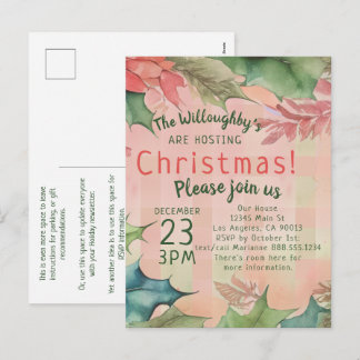 Cartes Pour Fêtes Annuelles Traditionnel Plaid Rouge Vert Noël Vacances