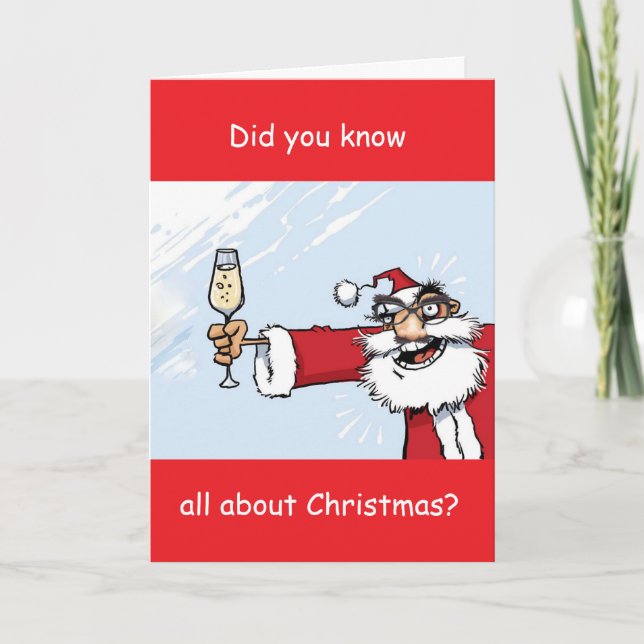 CARTES POUR FÊTES ANNUELLES "TRAÎNER TOUTE LA JOURNÉE PUIS CABERNET" (Devant)