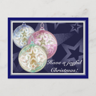 Cartes Pour Fêtes Annuelles Transluscent baubles !