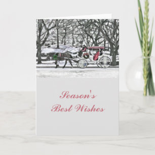 Cartes Pour Fêtes Annuelles Transport de chevaux tiré à New York